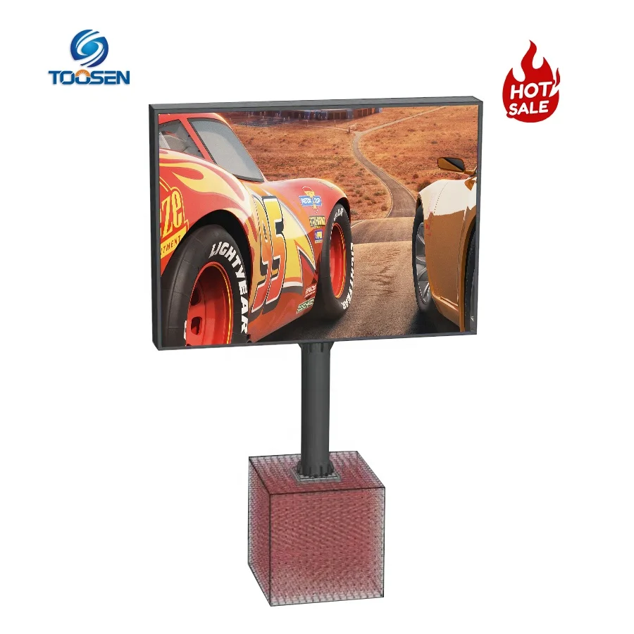 Waterproof Street Pole P2P3 P4 P5 P8 Pantalla Led Exterior Electronic Big Digital Billboard Advertising Fixed Led Display Screen