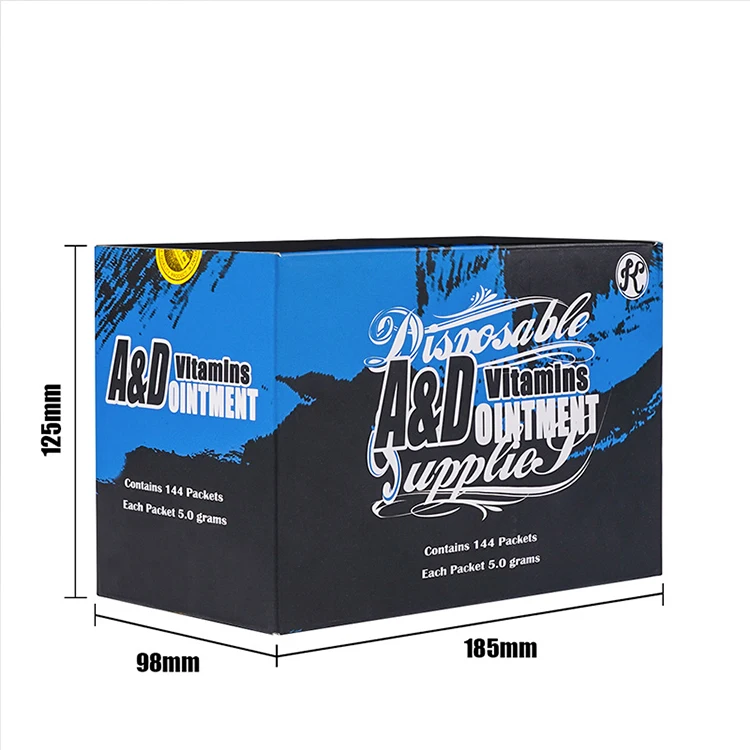 Wholesale Price High Quality Tattoo After Care 100pcs/bag Tattoo Vitamin A&d Ointment