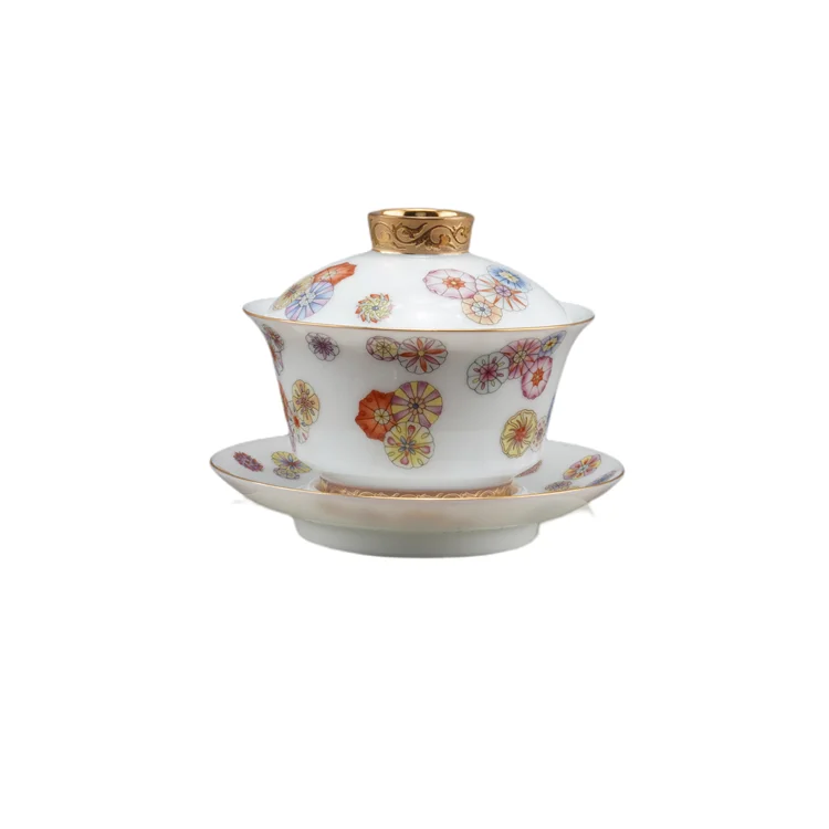 Функциональный сервис oem, экологически чистый изысканный фарфоровый подарок Цзиндэчжэнь, важный высококачественный чайный сервиз, роскошный подарочный набор