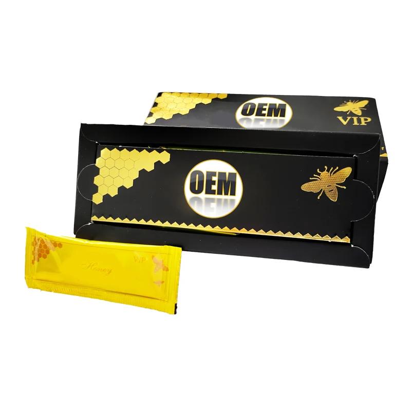 Sample ordering Hot selling  honey  for man in the United States Royal Honey Paper Boxes
