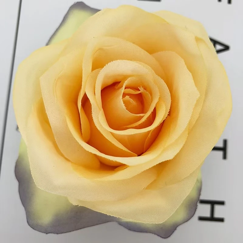 Artificial Flower Silk Rose Head Diy Candy Box Home Christmas Decoration Garden Arch Wedding Bouquet Wreath Accessories