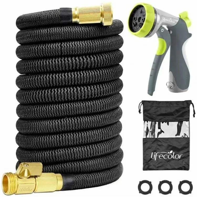 Expandable Garden Hose 15 M With 7-Function Spray Gun ,Gartenschlauch 15 M