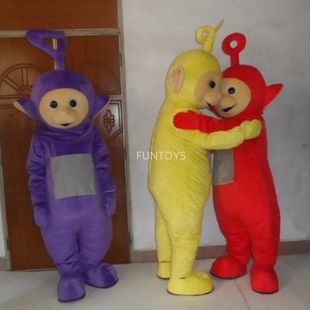 Funtoys CE Cute The Red The Teletubbies Mascot Costume  Fancy Dress Festive For Adult