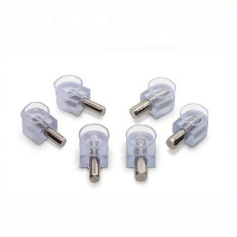 Furniture M5 M6 Glass Pin Support Durable Suction Cup Shelf Connector Kitchen Plastic Shelf Support Glass plate holder