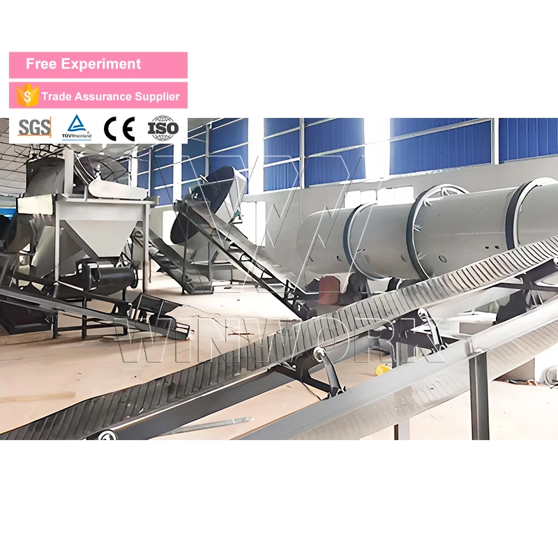 WINWORK DAP Fertilizer Rotary Drum Fertilizer Granular Production Line