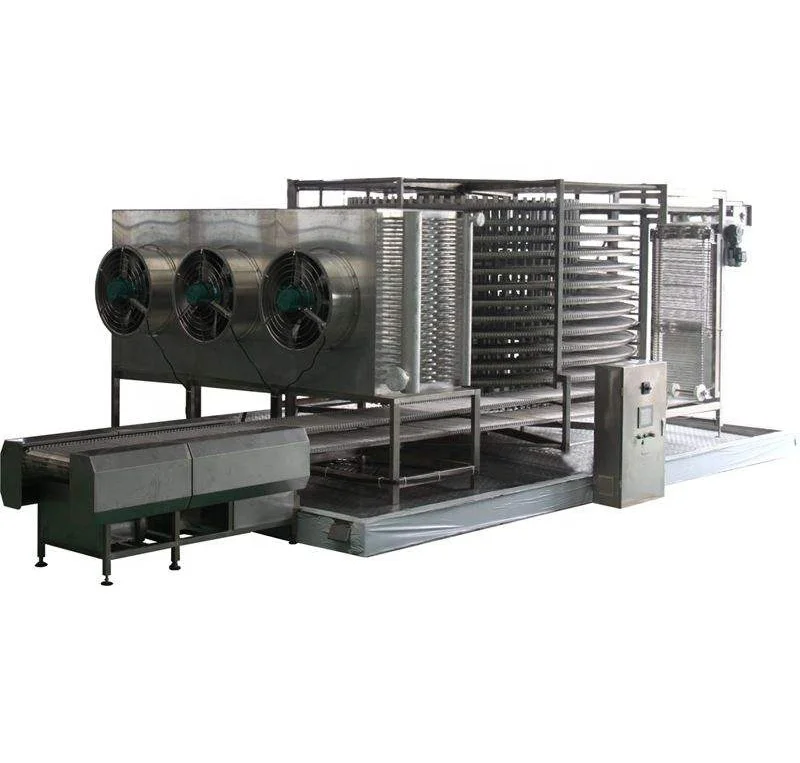 
CE approved seafood freezing IQF tunnel blast freezer/fish frozen 