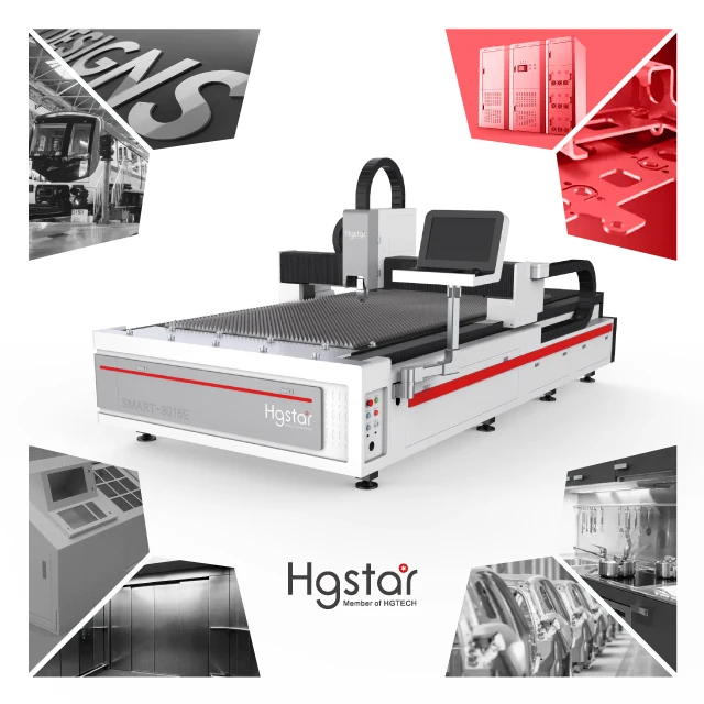 Китайский завод HGSTAR 1000 Вт 2000 3000 Станки для лазерной резки металла