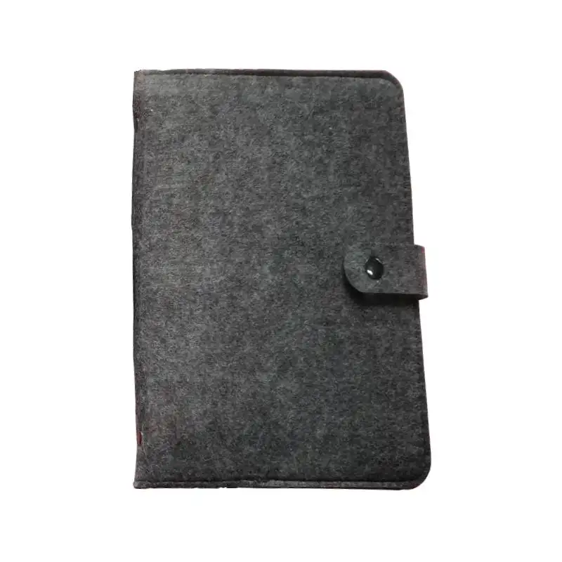 New High Quality Custom Felt office supplies with buckle Notebook Planner Cover Felt Book Cover
