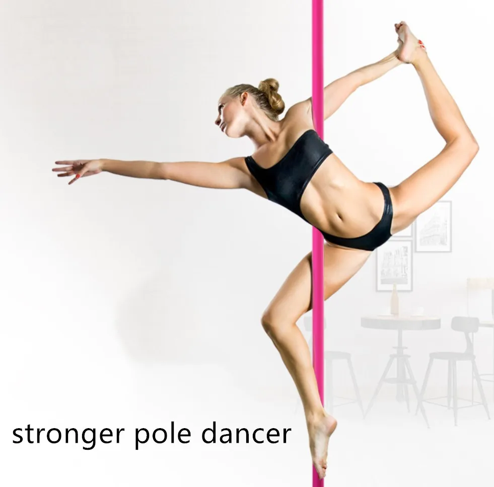 Pink removable stripper pole portable dance pole