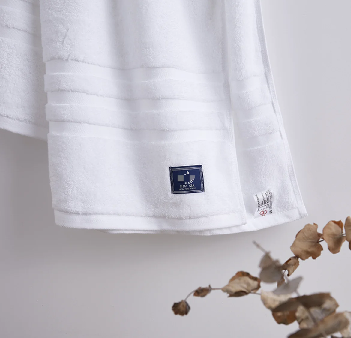 Hot sale Organic Cotton towel set Eco Friendly 3 pack bath and face towel White 100% Cotton hotel cotton towel