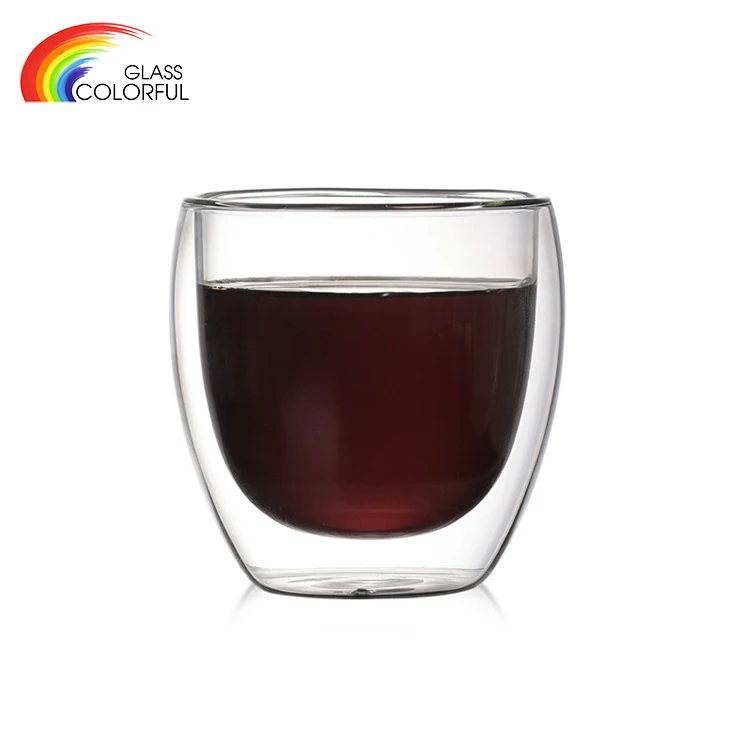 Кружки из боросиликатного стекла высокого качества с двойными стенками 250/350/450/500 мл прозрачная чашка для кофе/чая хорошее качество вина/стекла