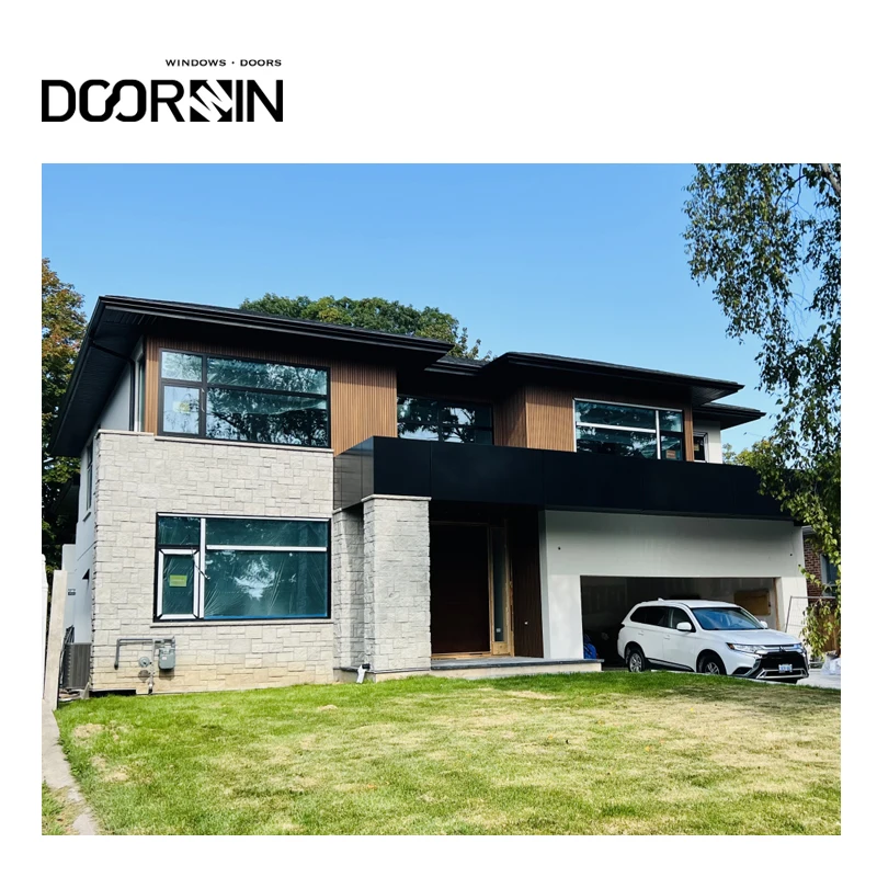 Doorwin жилой Oakville Canada проект с двойным остеклением изолированное стекло наружный структурный стеклянный занавес стены