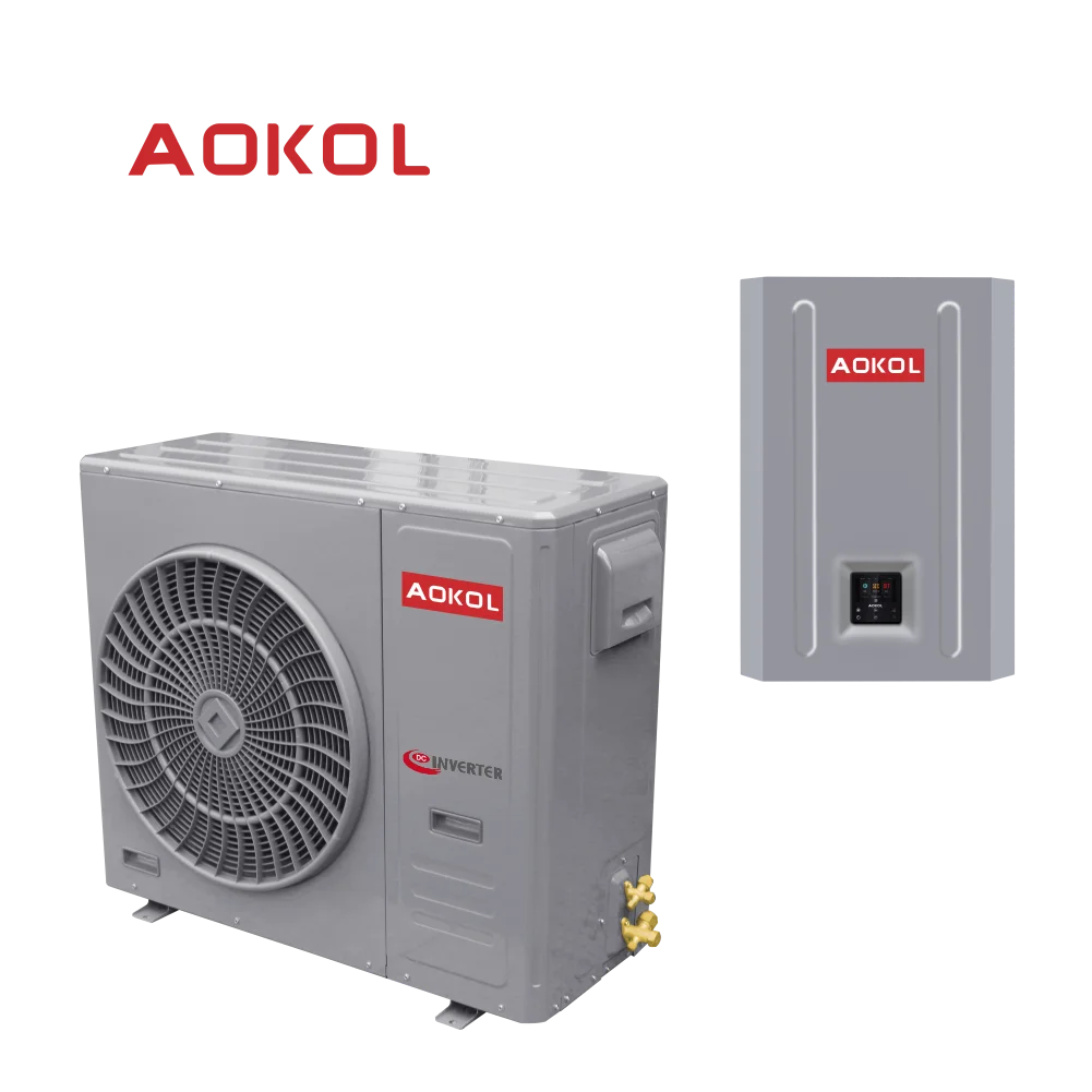 8kW Air to Water Split Air to water Heat pump,R32 gas Erp A+++ WIFI Full DC Inverter EVI China heat pump OEM heat pump factory