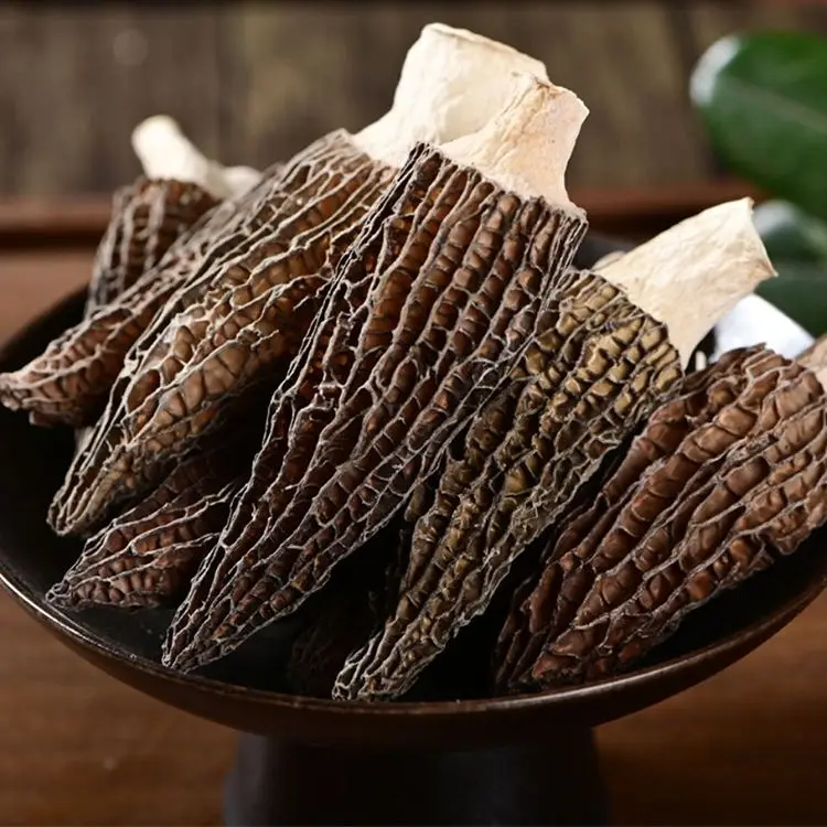 Hot product wild plant Vitamin-Rich Collagen Dried Morel Black Mushrooms