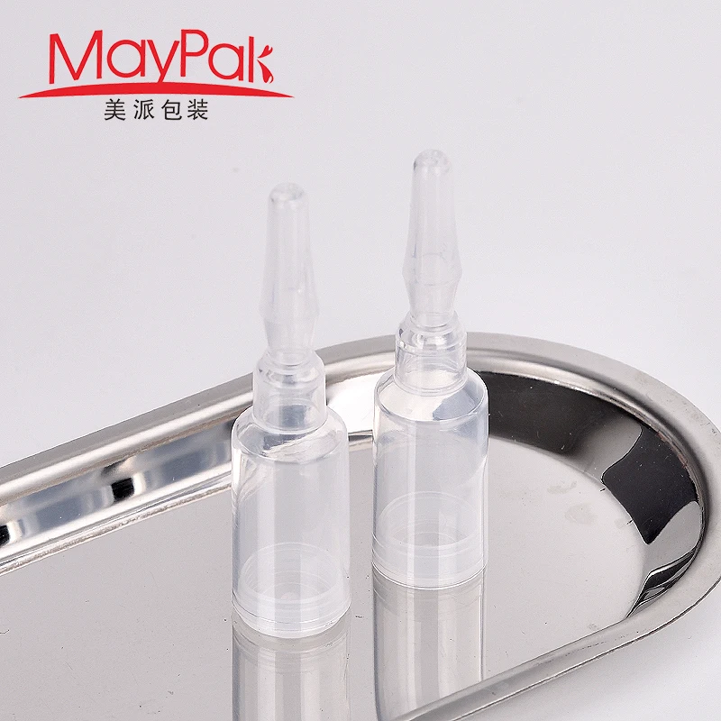plastic cosmetic packaging eye cream 10ML 20ml gold airless syringe