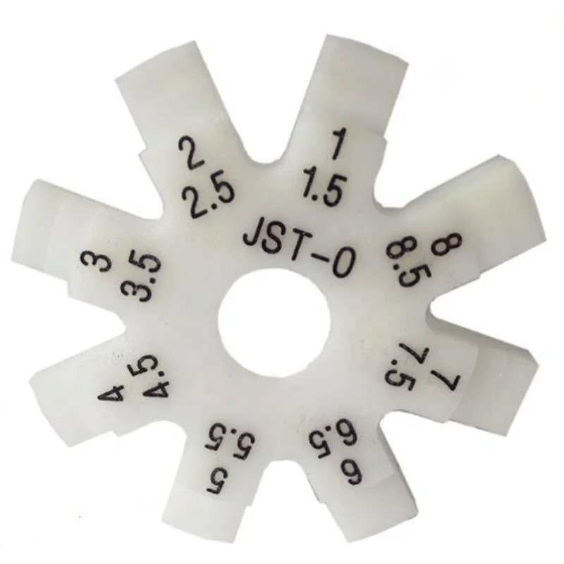 Automobile Disc Gap Ruler Octagonal Star Feeler Gauge Round Anti-scratch Octagon Feeler Gauge Inspection 0.5-5 0.5-8