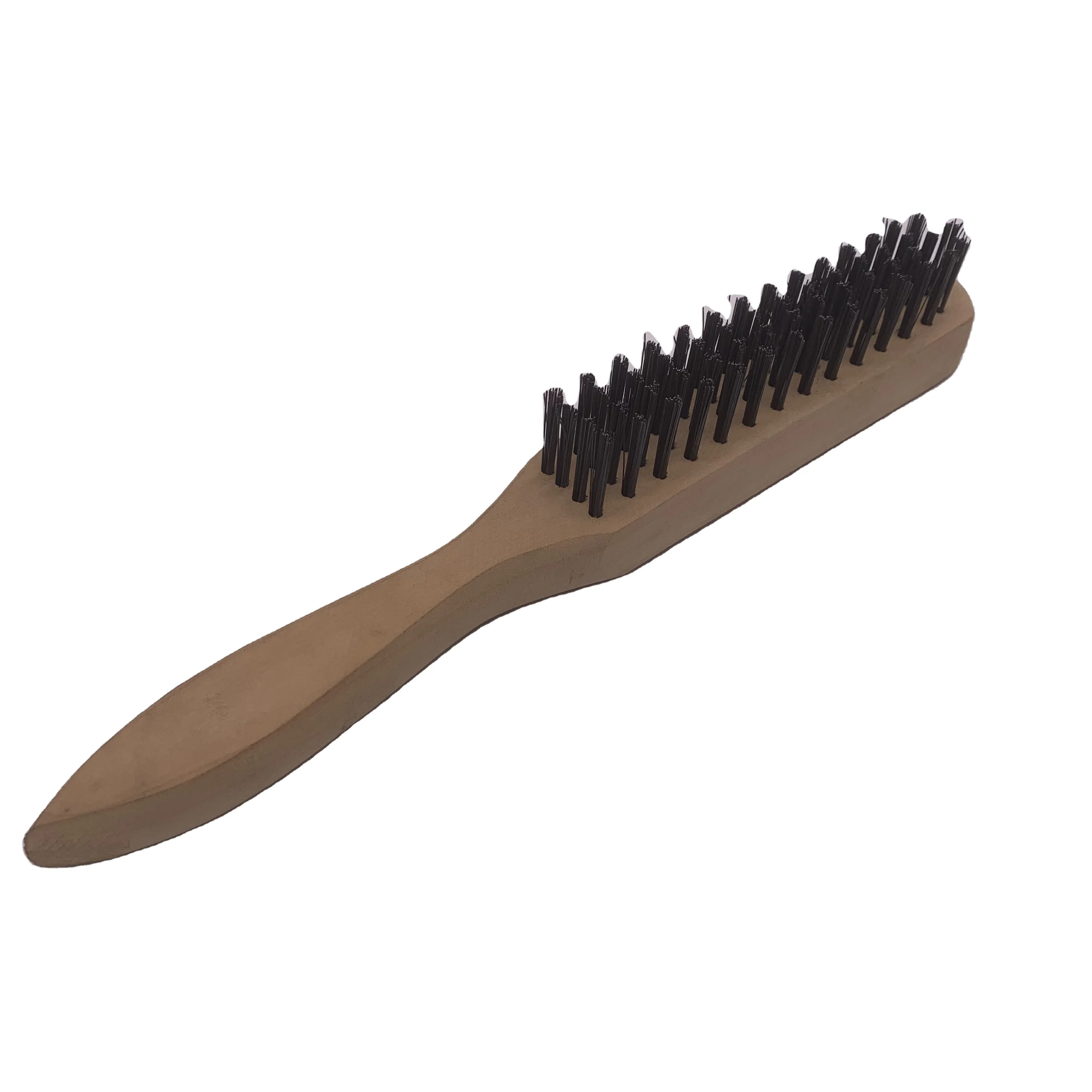 Factory direct sales of high quality wire steel brushes with wood handle polishing steel wire brush