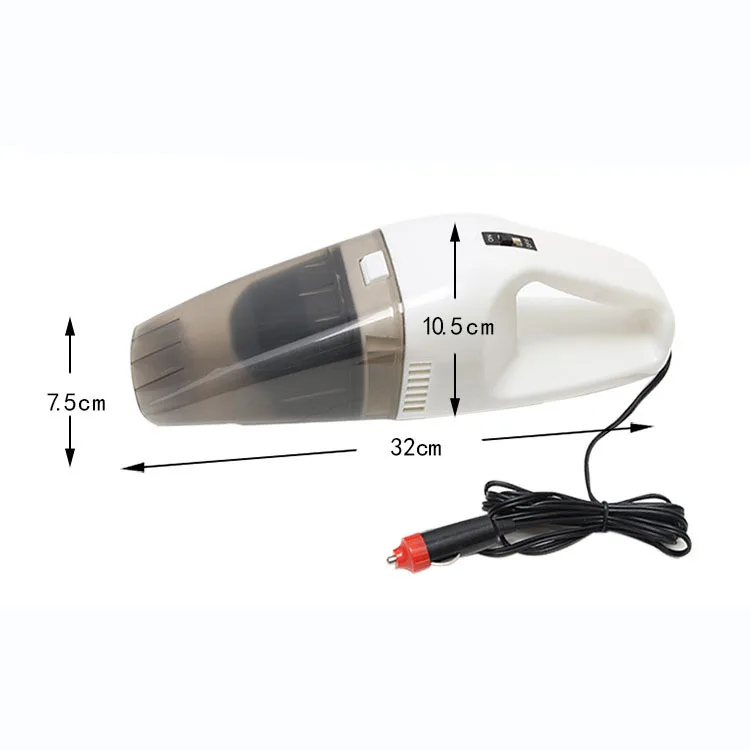 Портативный автомобильный мини-пылесос для сухой и влажной уборки, 12 В постоянного тока