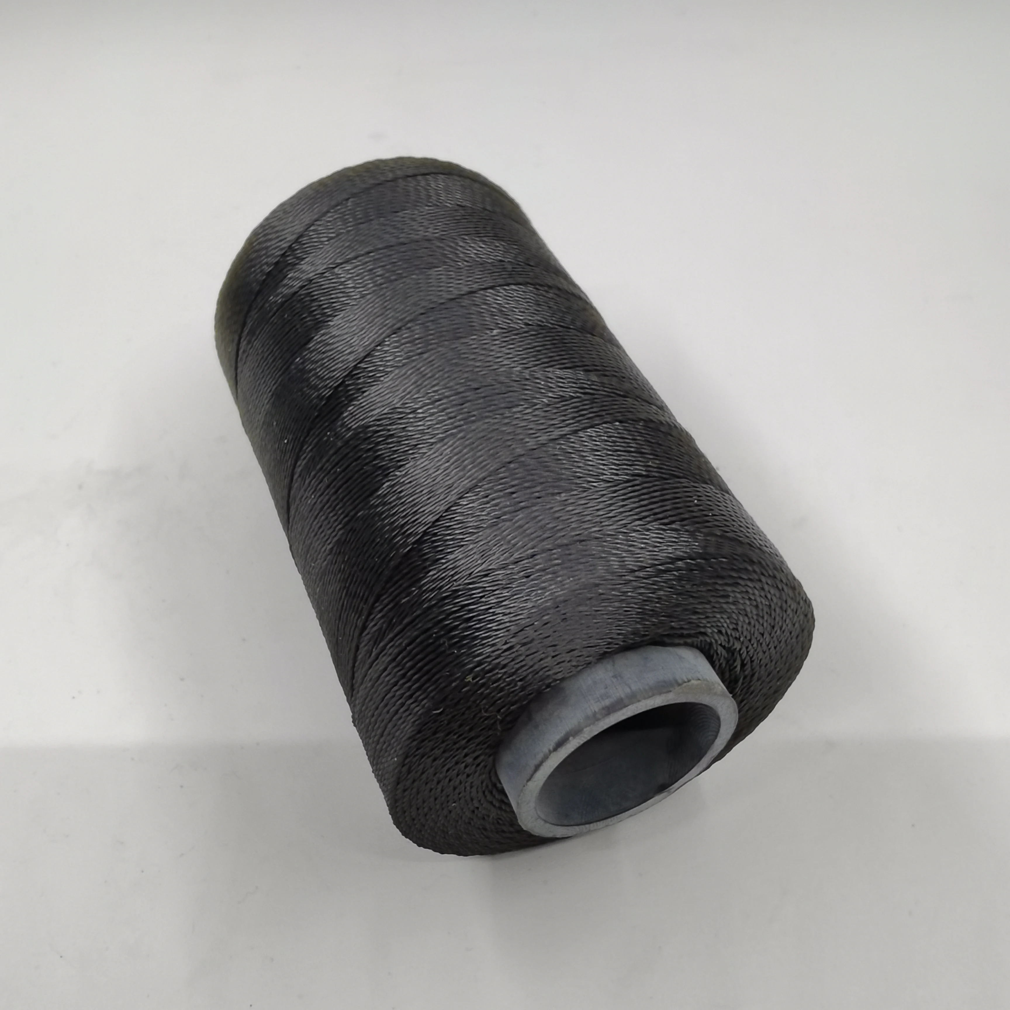 
High tenacity 210D/2-240 PLY black 100% polyester filament fishing twine 