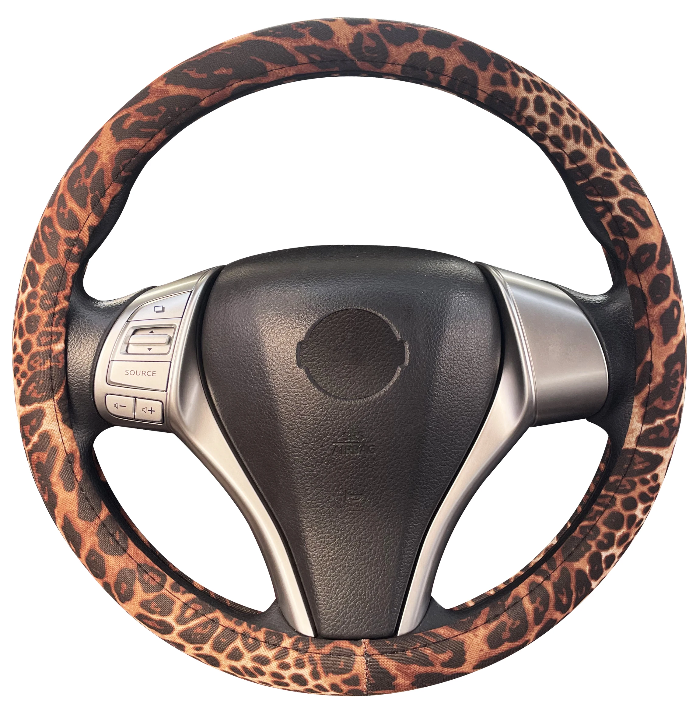 Hot Sale Car Decoration Wholesale Various Colors Leopard-Print Car Accessories Steering Wheel Cover