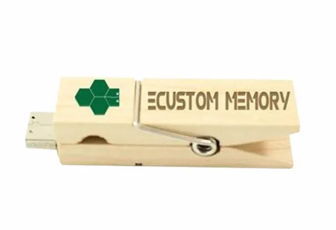 Promotional Gift Creative Wooden 2.0 3.0 Test Before Assembly USB Logo Flash Memory Gadgets Electronic