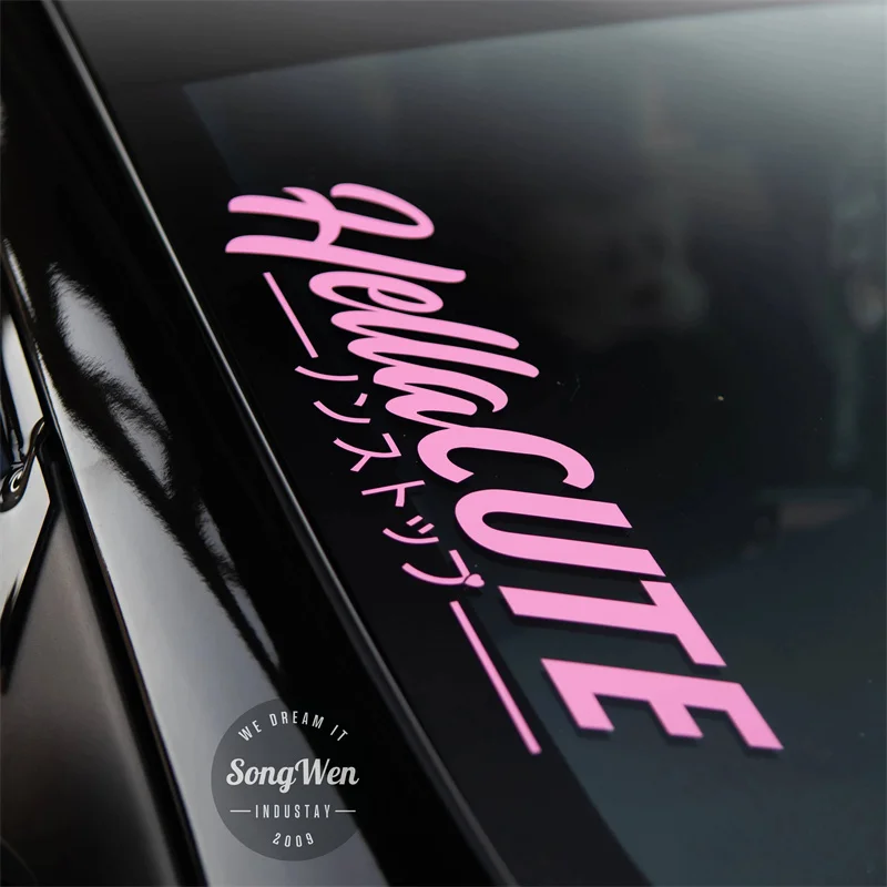 Advertising Use Cut Out Logo Transfer Sticker Custom Print Auto Car Window Windscreen Windshield Decals Banner Stickers