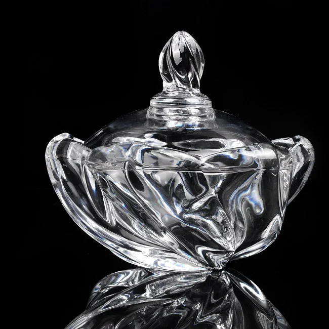 Green Fruit Snack Wholesale Large Big Small Glass Dessert Plate Bowls Set For Kitchen