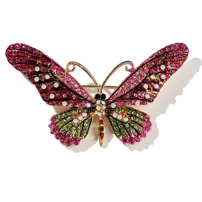 Wholesale high quality fashion jewelry brooches Enamel butterfly  ladies brooch Accessories brooches luxury women