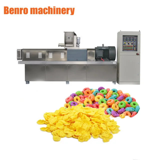 China Factory Price Sugar Coated Corn Flakes Instant Cereal Producing Plant Making Machinery Machine