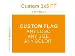 Custom Flag Wholesale High Quality Fast Delivery Customized Nylon Knitted Polyester Fabric Banner Flags  3x5 ft Custom Flag