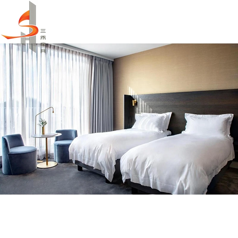 China Factory OEM Custom Classic Popular Hotel Bedroom Furniture Full Set for Sale
