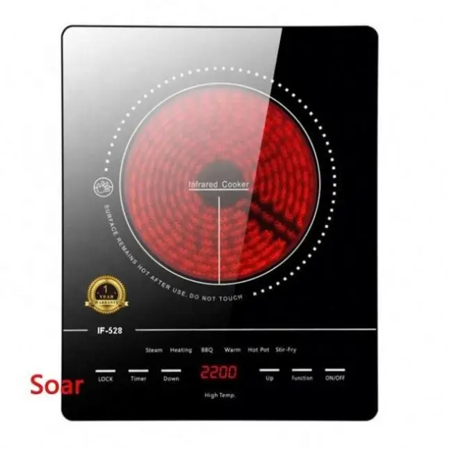 2021, заводская цена, горячая Распродажа, портативная электрическая варочная панель, 12 В, питание от батареи, инфракрасная индукционная плита