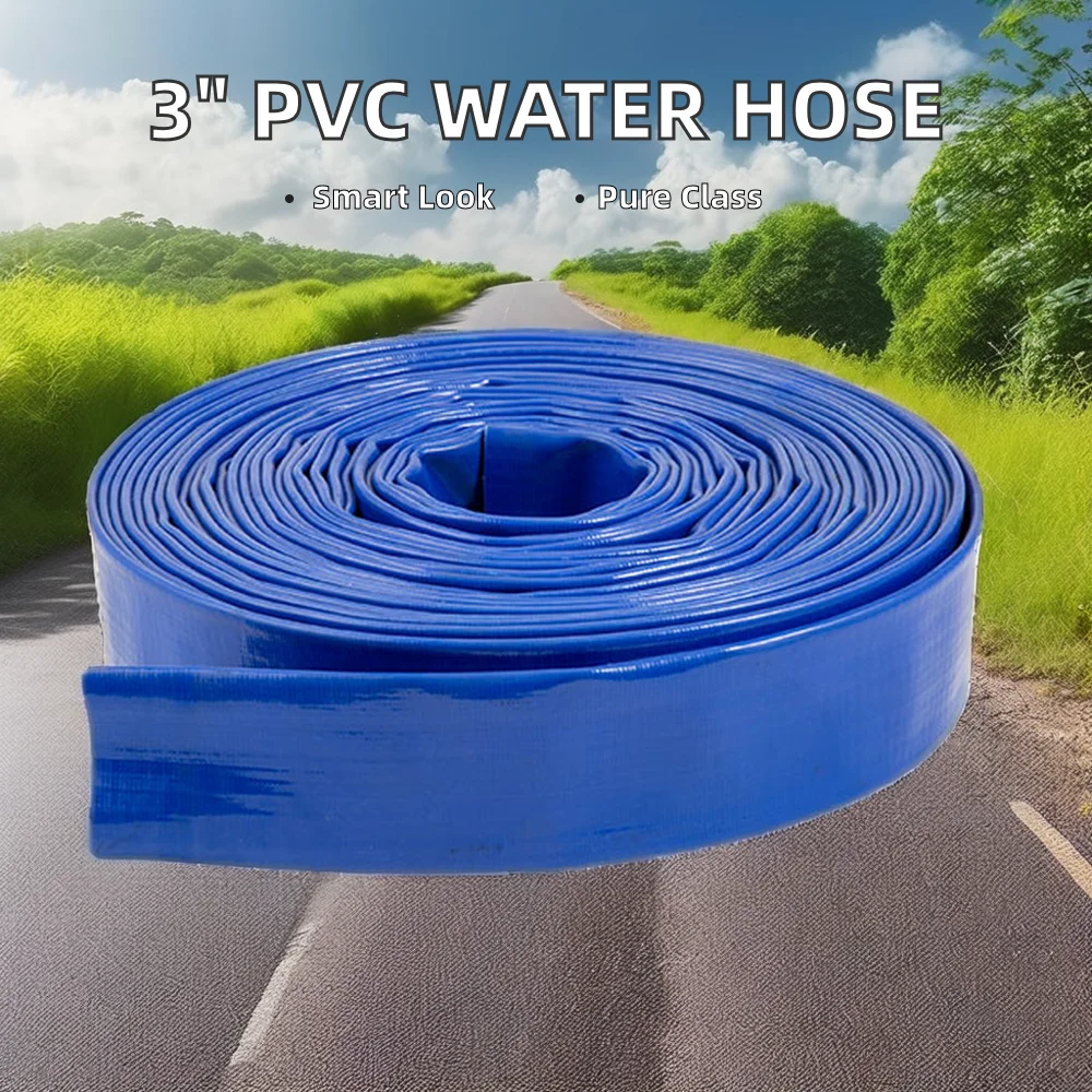 High Quality 3 Inch PVC Layflat High Pressure Water Hose Flexible Agricultural Irrigation & Industrial Water Pump Discharge Hose
