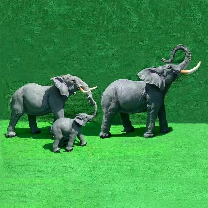 high quality elephant outdoor garden multipurpose custom logo bronze animal sculpture
