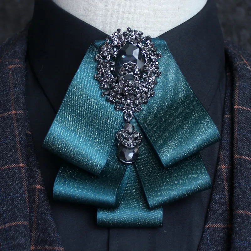 Genya Multi Layer Banquet Shirt Bow Accessories Classic Pre-Tied Bow Tie for Gentleman