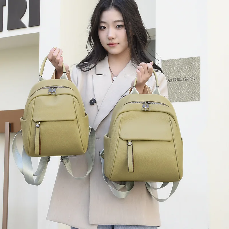 Mini Backpack Crossbody Bag For Teenage Girl Plaid Women Shoulder Phone Purse Korean Style New Trendy Female 2024