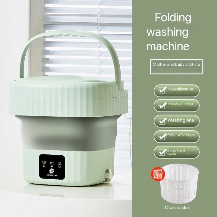 New household small mini folding washing machine multi-functional maternal underwear washing machine gift wholesale
