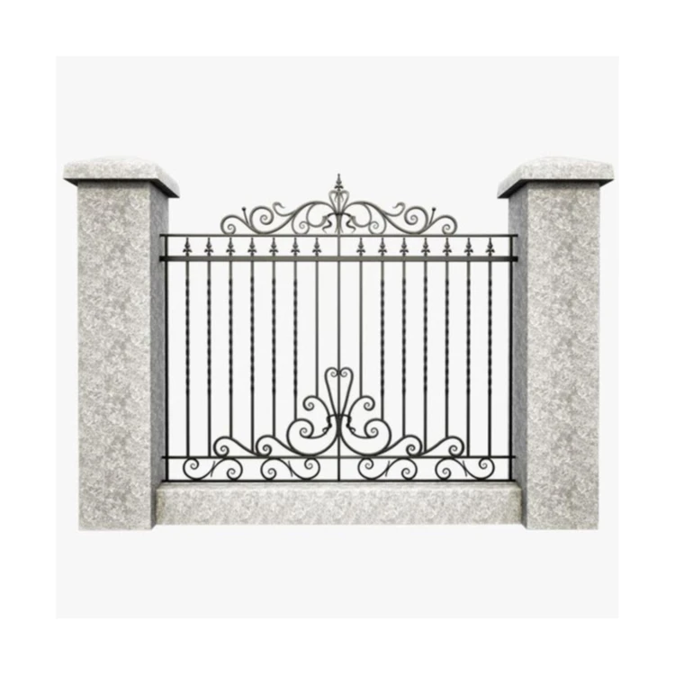 Manufacturer Iron Fence/Gate Newest Design Wrought Iron Fence Office Iron Mesh Fence