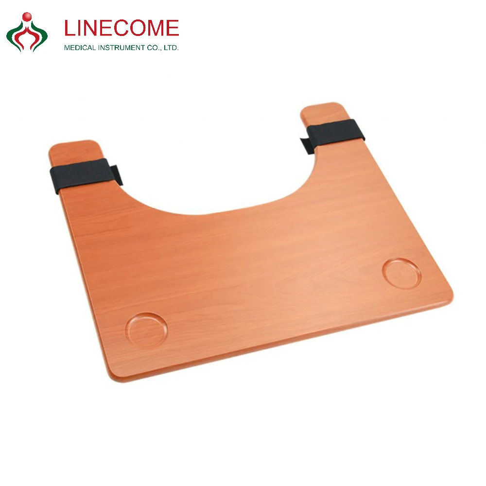 Medical Wooden Wheelchair Table Dining Table On Bed for Disabled People and Elderly People LCYH133