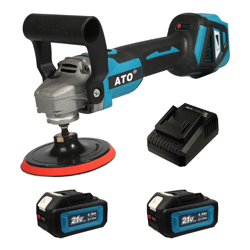 ATO A8421 DIY power tools DC Motor cordless drill 2000mah CE ruped ibrid 3in mini cordless polisher