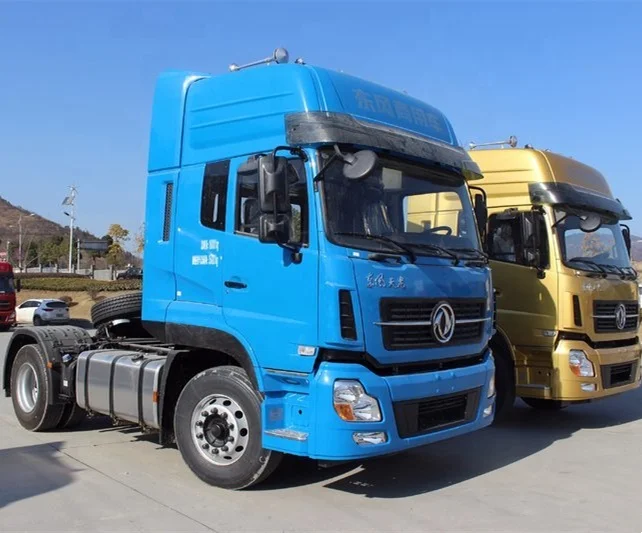 Dongfeng brand 6x4 371HP 375HP 420 hp used transportation tractor truck for sale