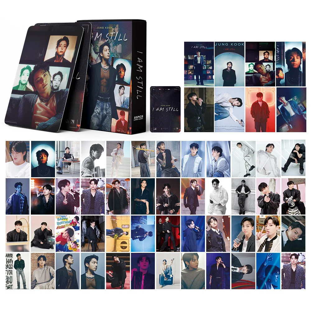 55 шт./коробка Bangtan Boys JungKook I AM STILL JK Photocard Lomo Card