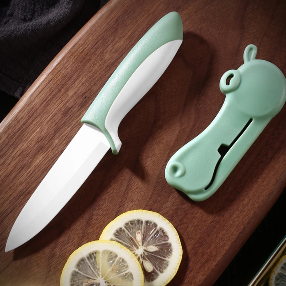 Hippo ceramic paring knife baby auxiliary knife household 4 inch kitchen knife