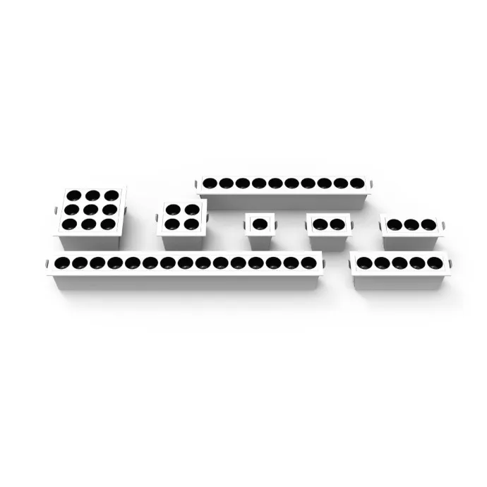 High Cri Lumen Low Ugr Linear Tube Library Gym Living Room Embedded Anti-Dazzle Led Grille Ceiling Light