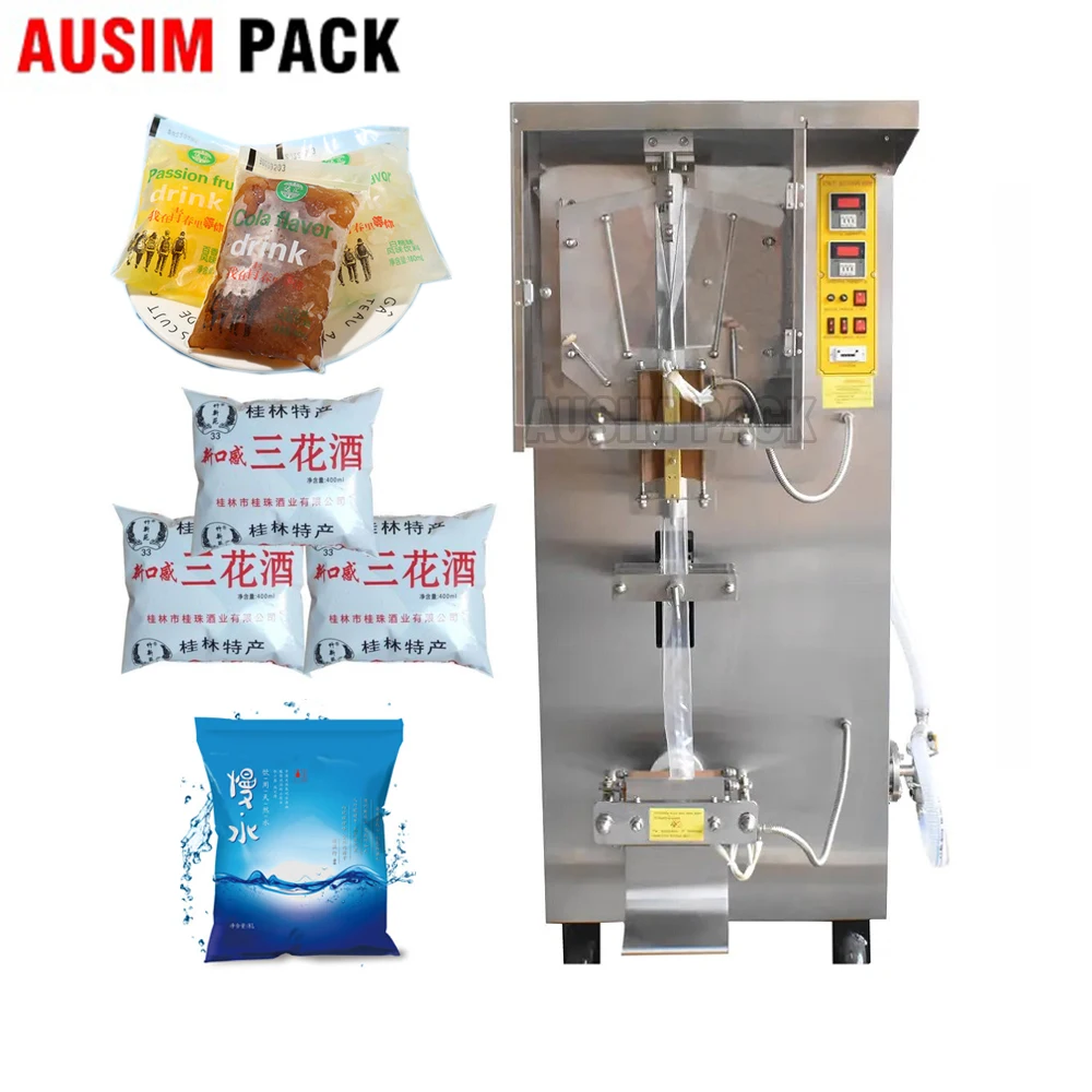 High quality sachet bag water or juice filling and sealing machine sachet water packaging machine production line