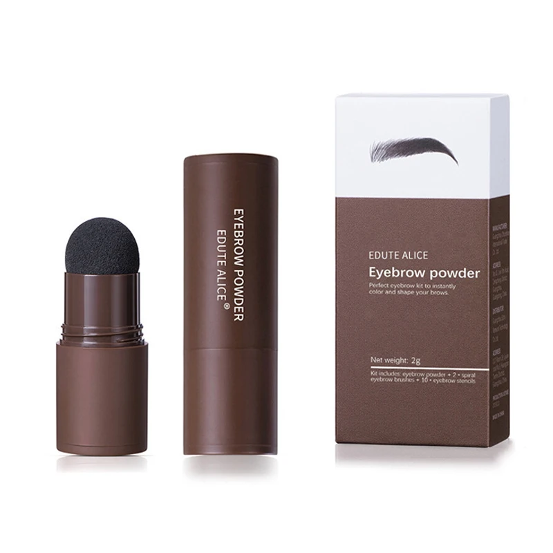 Wholesale Eyebrow Makeup Filler High Pigment Waterproof One Step Brow Shaping Kit Professional Cushion Hair Eyebrow Powder Stick
