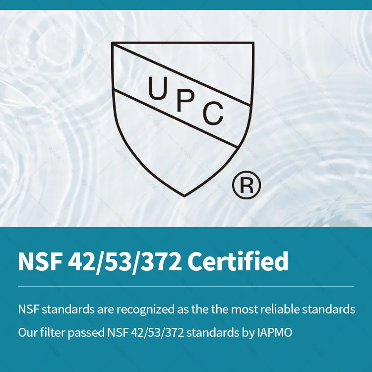 Встроенный фильтр воды для домов на колесах сертифицированный NSF значительно уменьшает неприятный вкус запахи хлор и осадка в питьевой