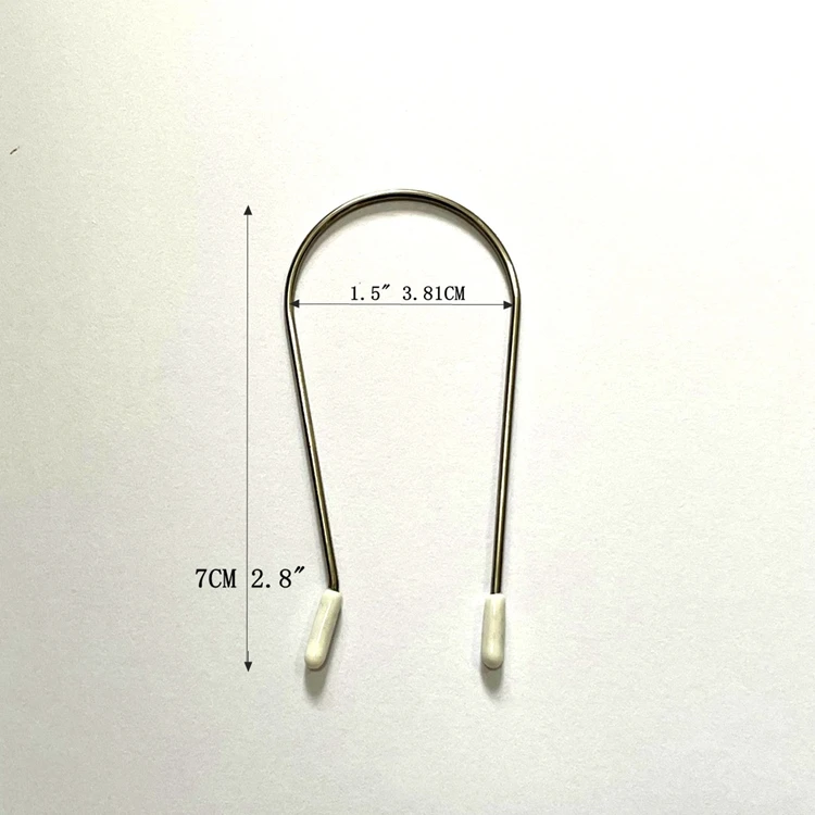 New Fashion Electric curling roller replacement clip Hot Curler Clips metal  U shape hair hot roll clip