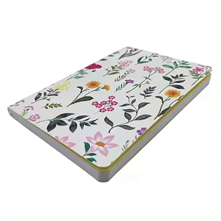 Custom Wholesale Floral Sublimation A4 A5 Hard Cover School Paper Lined Journal Notebook