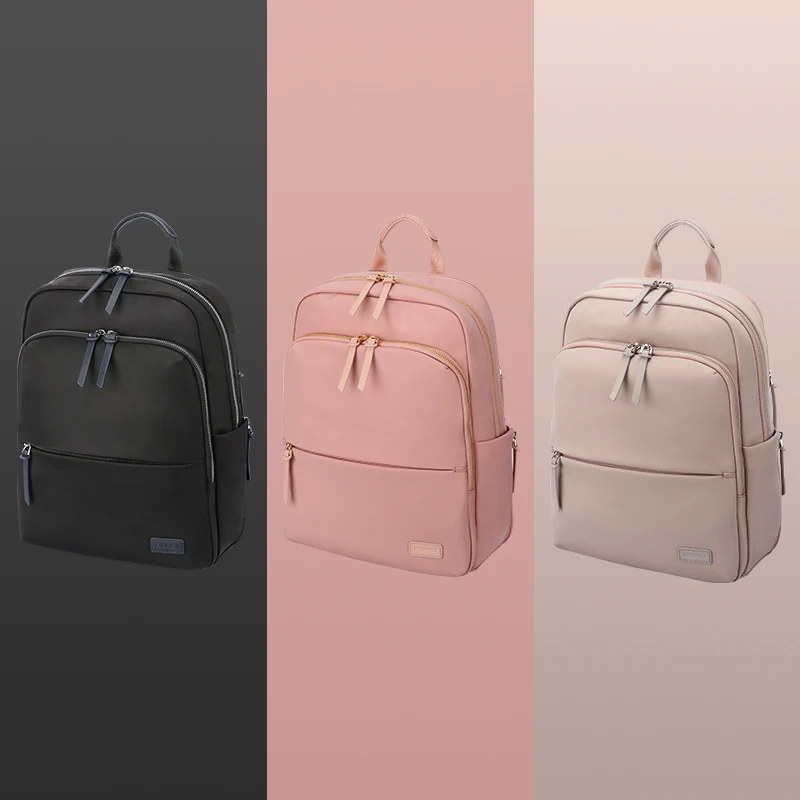 Wholesale bopai durable waterproof lightweight fashion trendy ladies bagpack preppy 14 inch laptop college casual women backpack